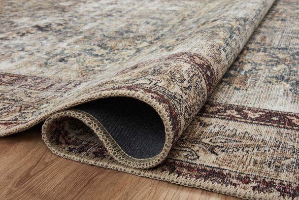 Amber Lewis X Loloi Georgie Rug in Teal/Antique - Image 6