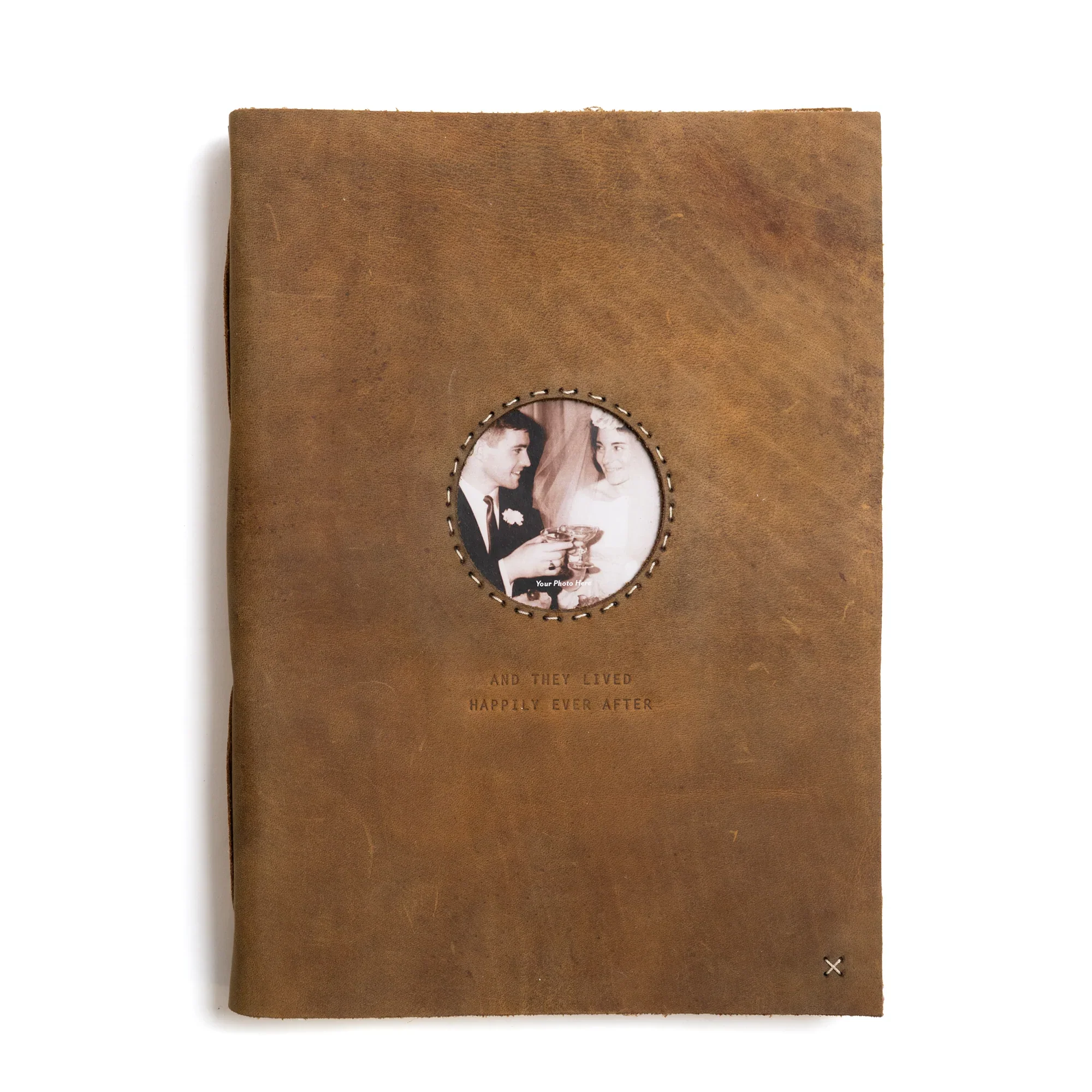 And They Lived Happily Leather Photo Album