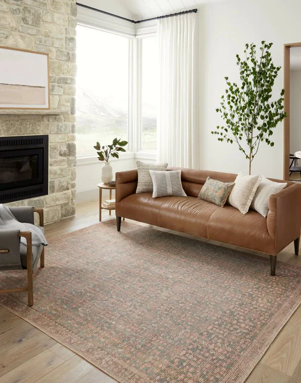 Angela Rose X Loloi Aubrey Rug in Blue/Terracotta - Image 7