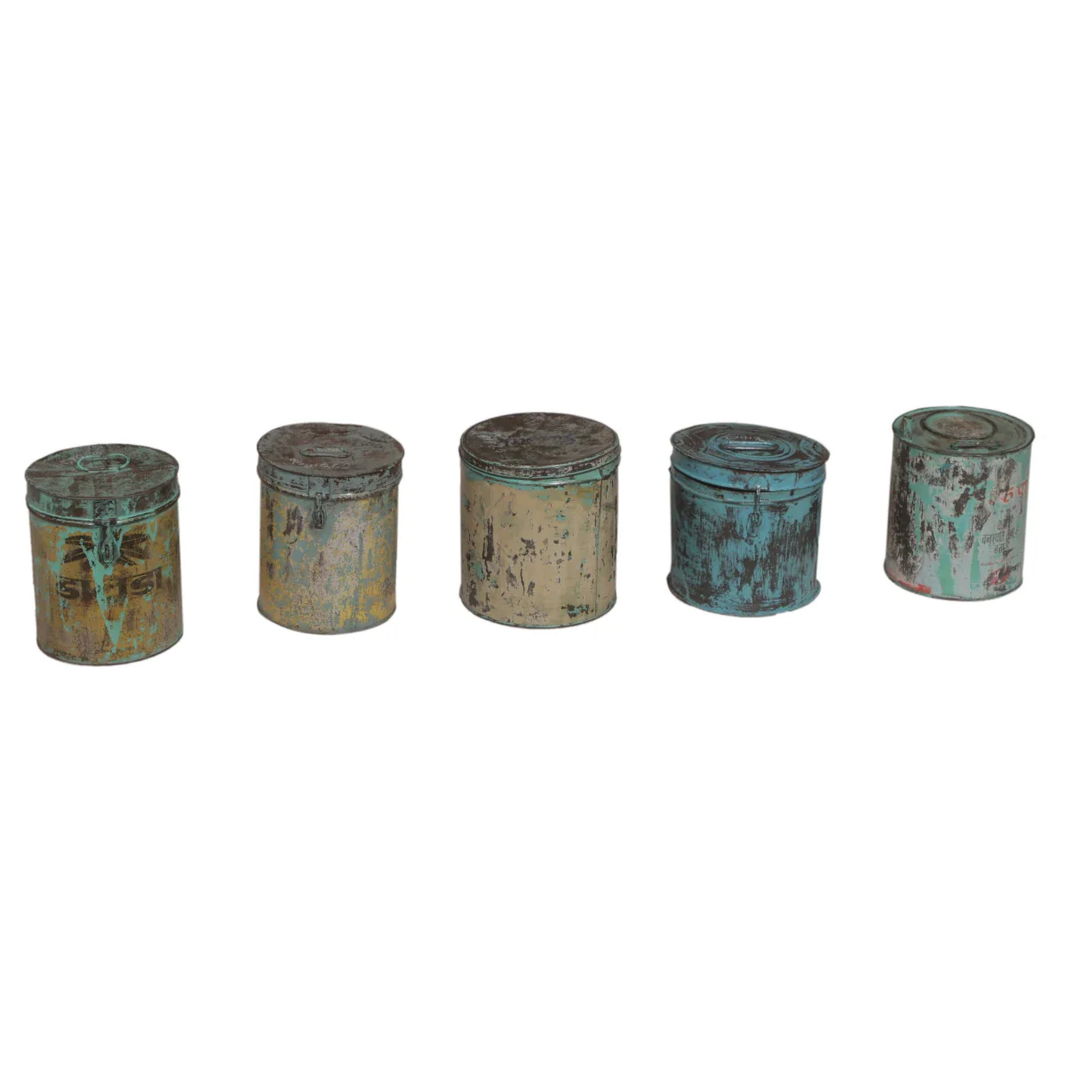 Antique Iron Containers