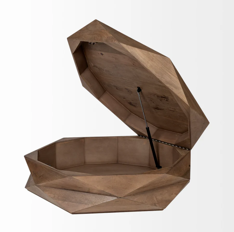 Arreto Hexagonal Storage Coffee Table - Image 10