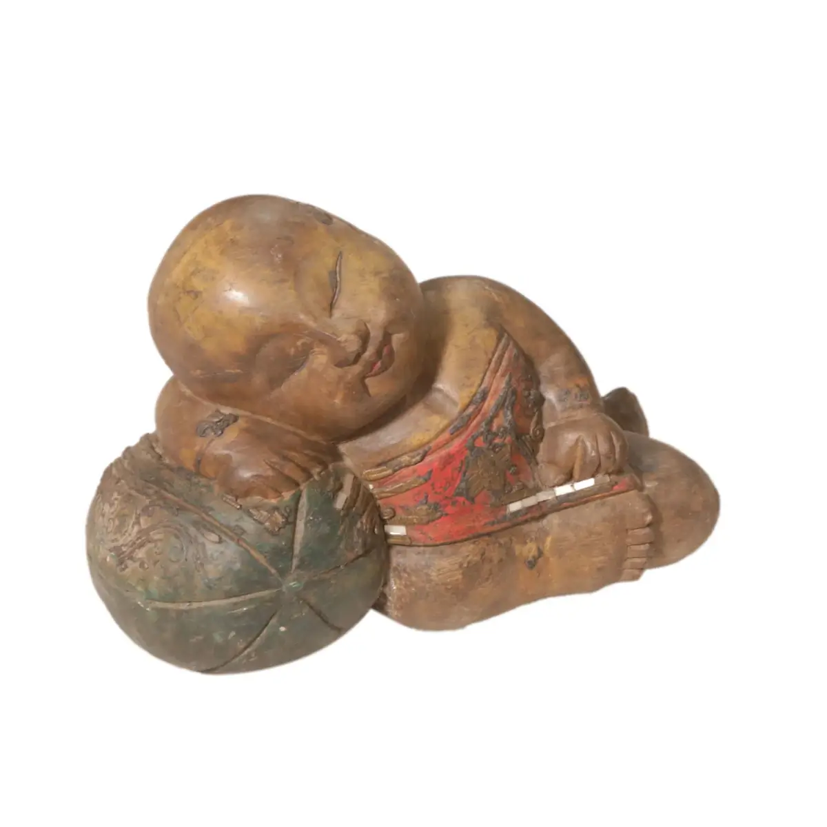 Artisan Teak Wood Sculpture