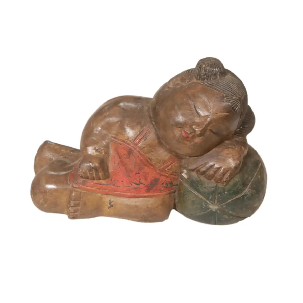 Artisan Teak Wood Sculpture - Image 2