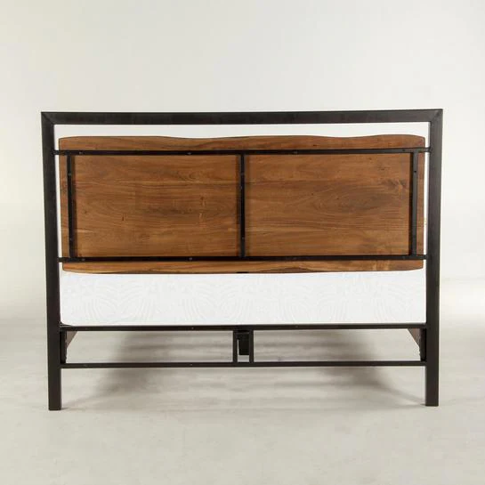 Aspen Wood Queen Bed - Image 4