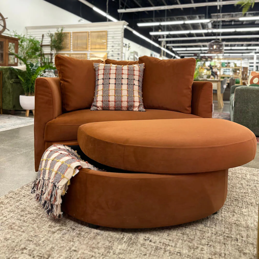 Aurora Chair and Ottoman - Image 4
