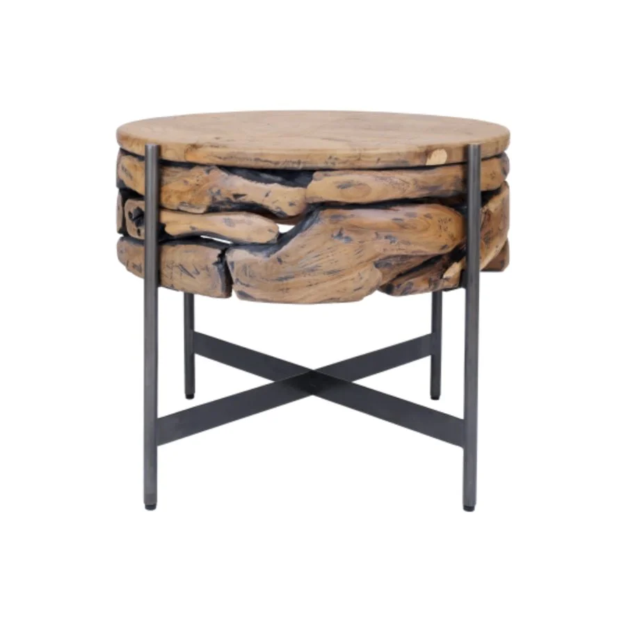 Bardo Reclaimed Teak Side Table