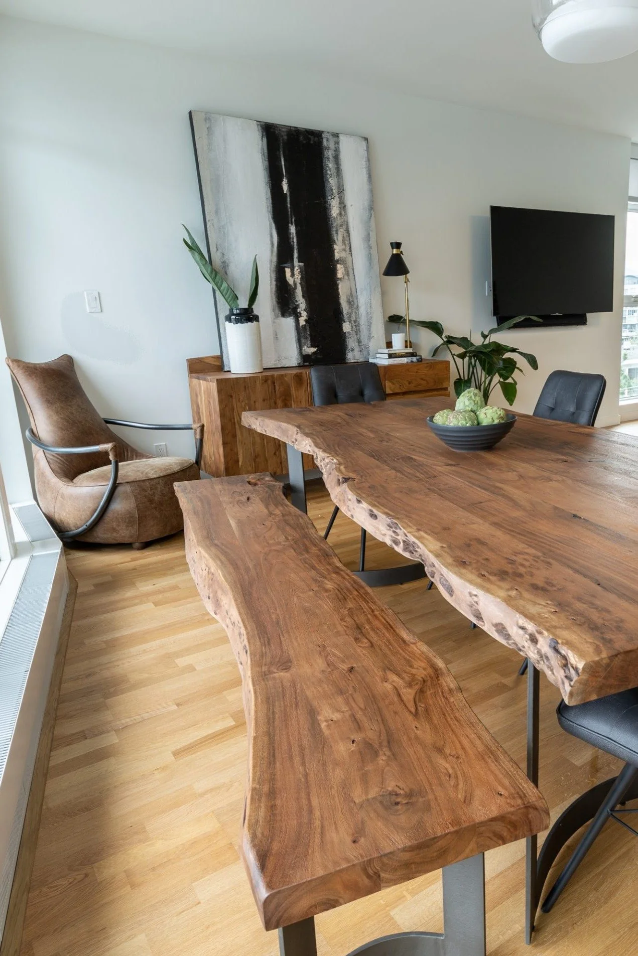 Bent Dining Bench - Image 6