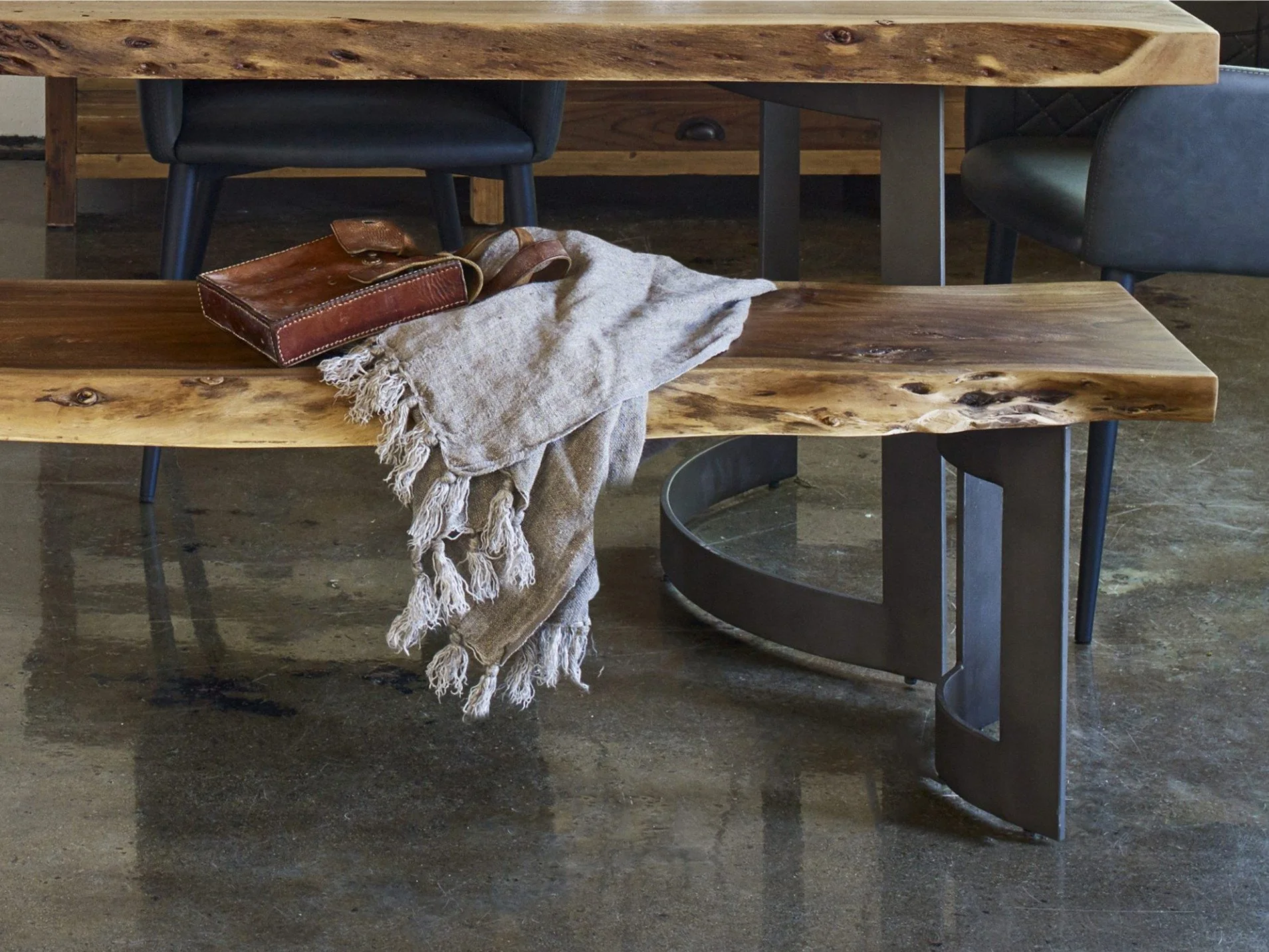 Bent Dining Bench - Image 8