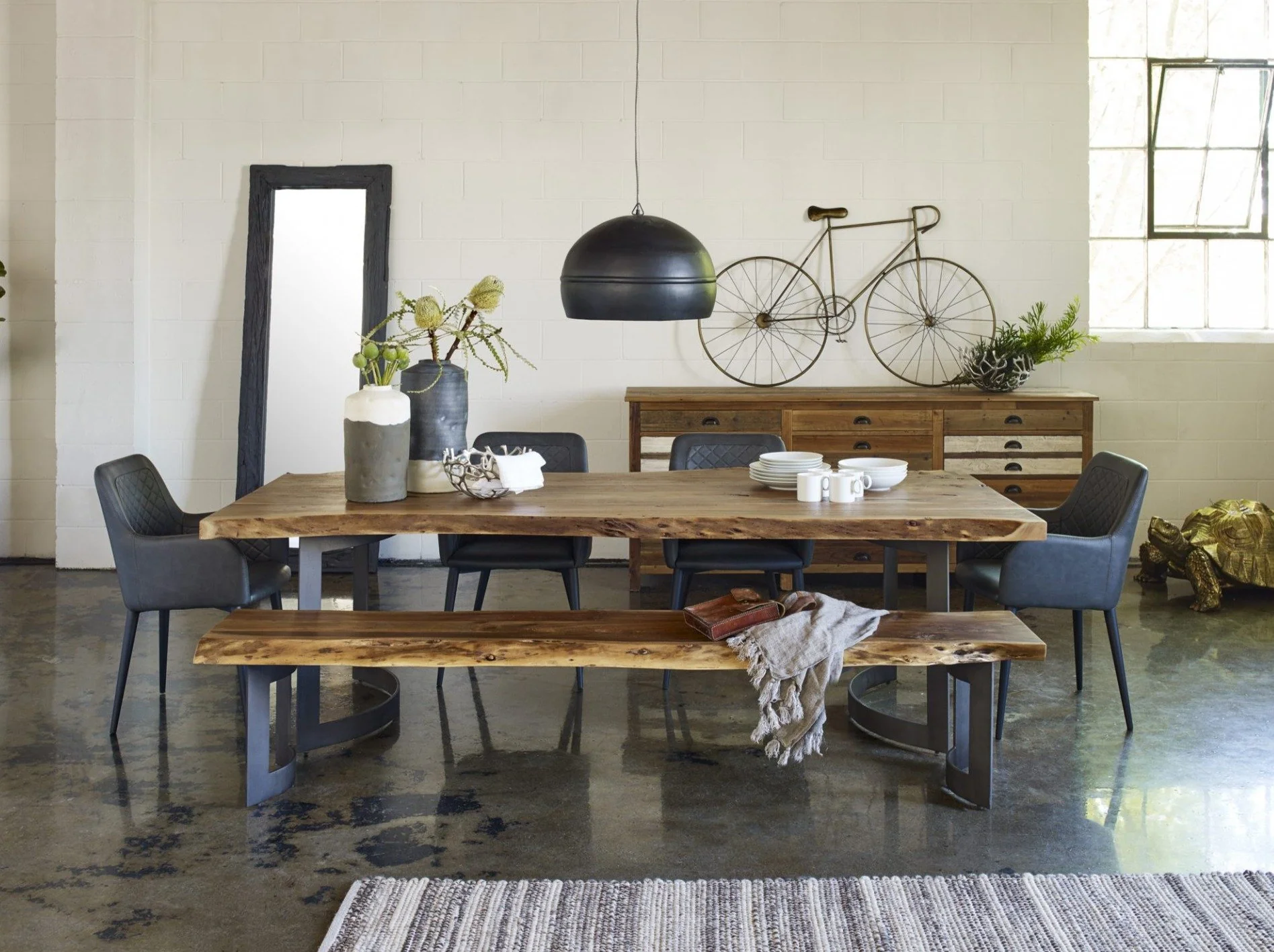 Bent Dining Bench - Image 9