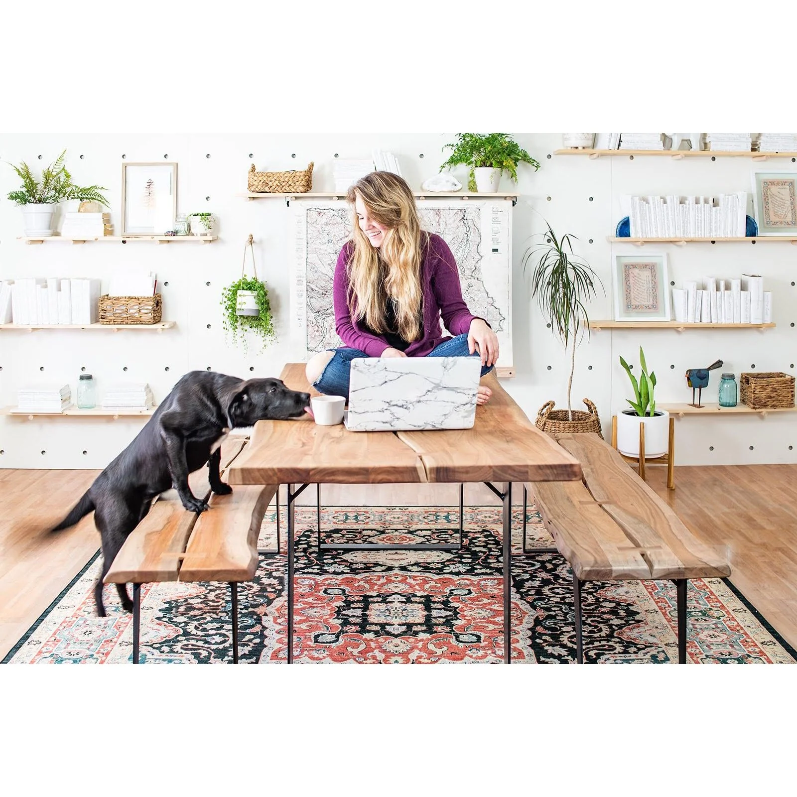Carmel Live Edge Dining Table - Image 8