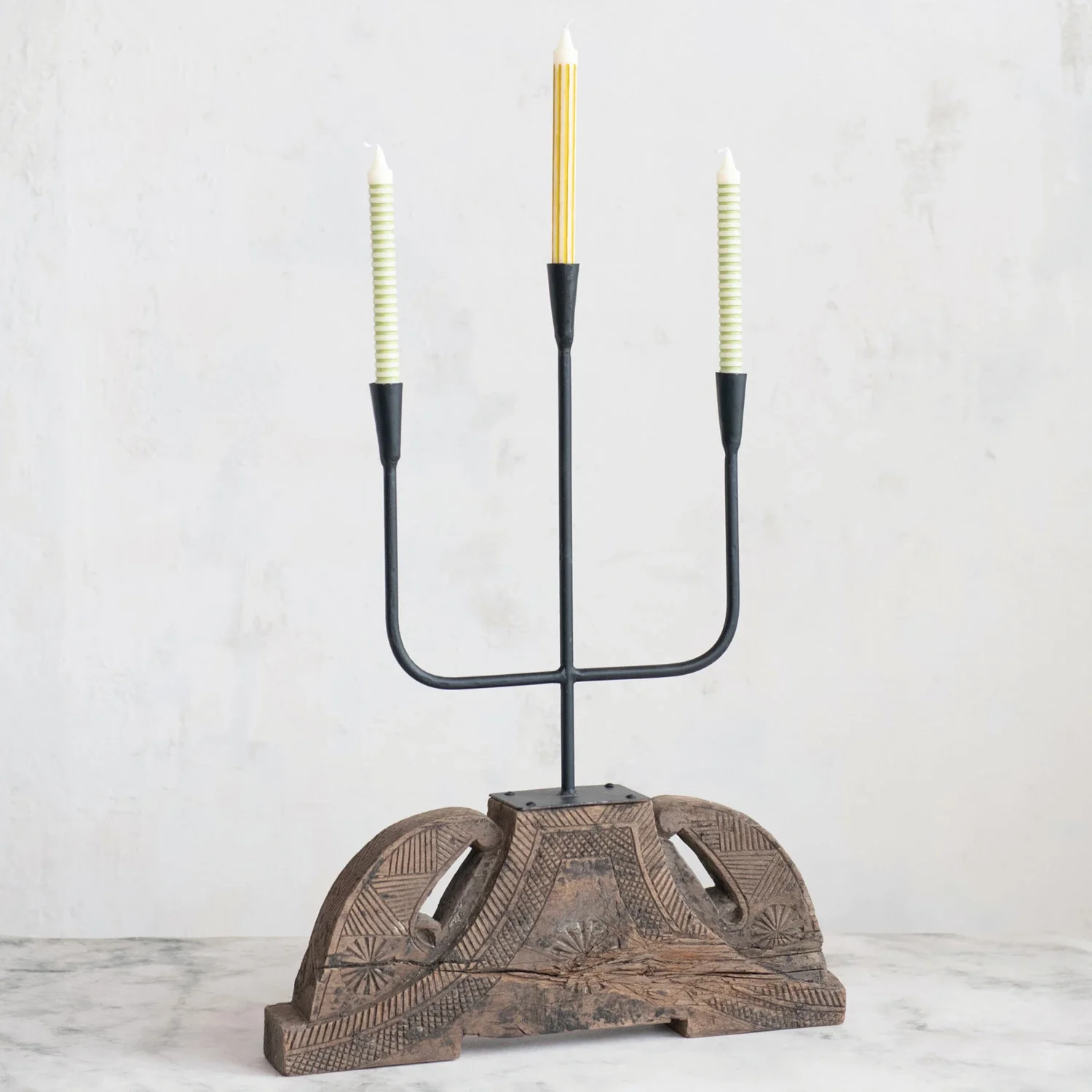Cast Iron Candelabra - Image 3