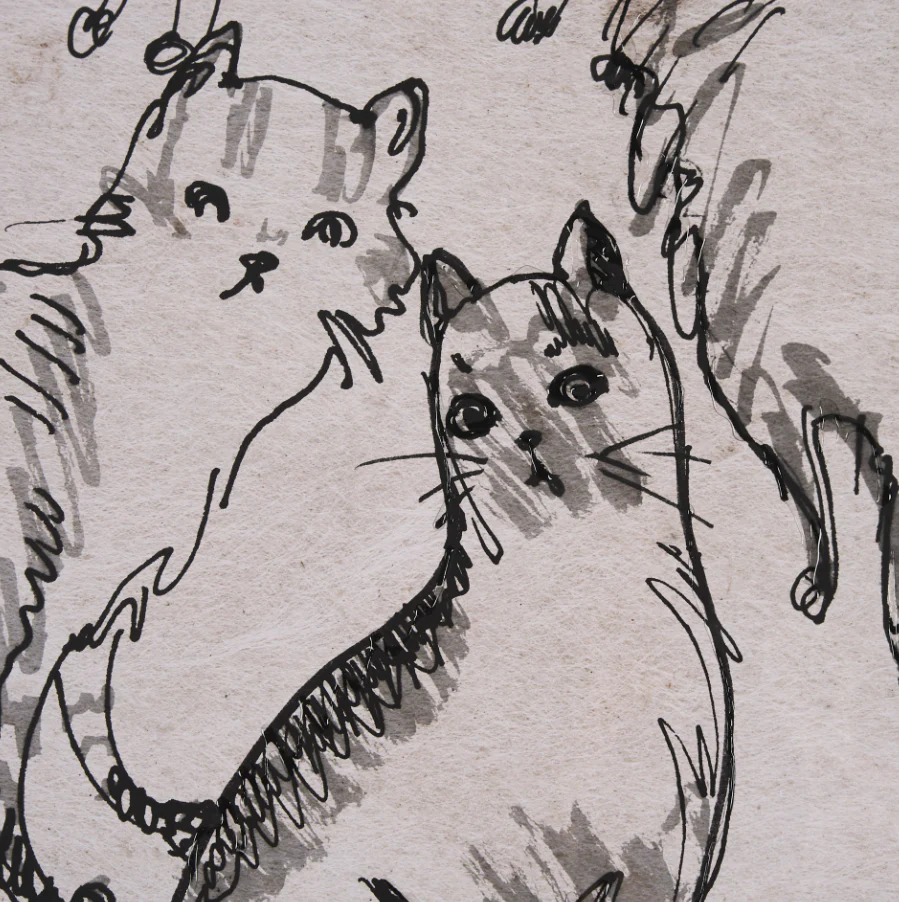 Cat Sketch Art Print - Image 5