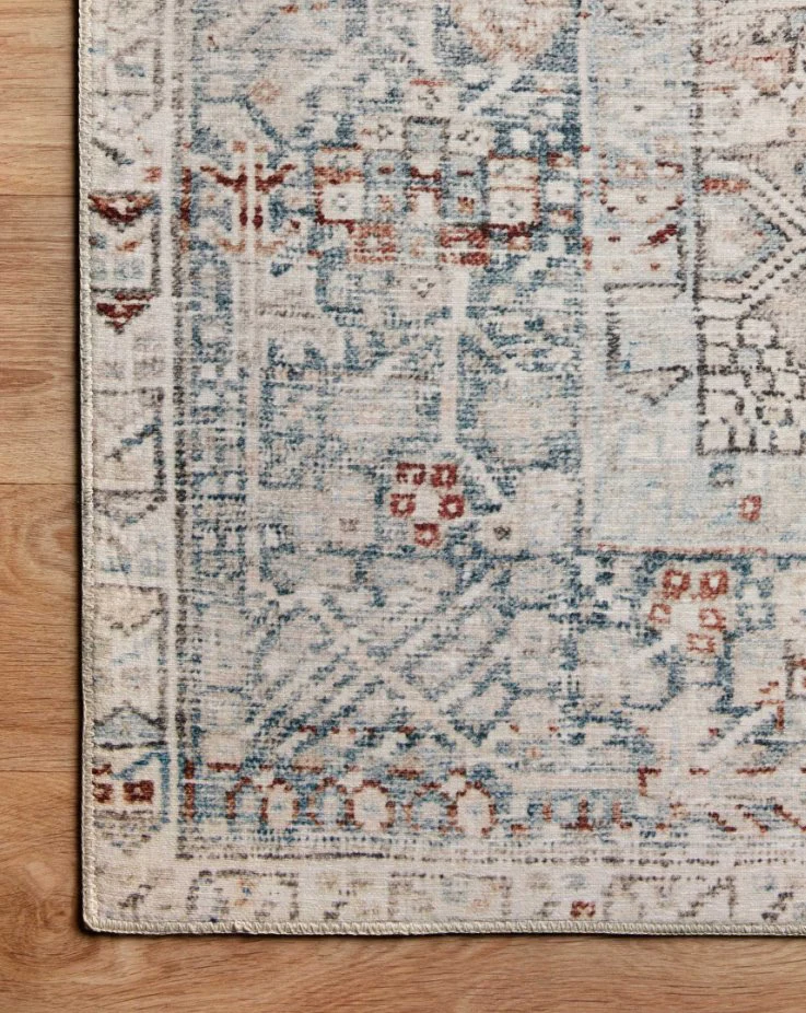 Chris Loves Julia  X Loloi Jules Rug in Natural/Ocean - Image 5