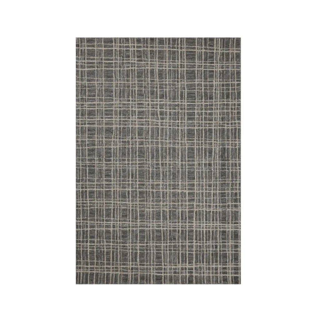Chris Loves Julia X Loloi Polly Rug in Graphite/Pebble