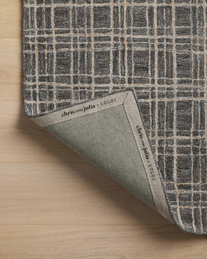 Chris Loves Julia X Loloi Polly Rug in Graphite/Pebble - Image 3