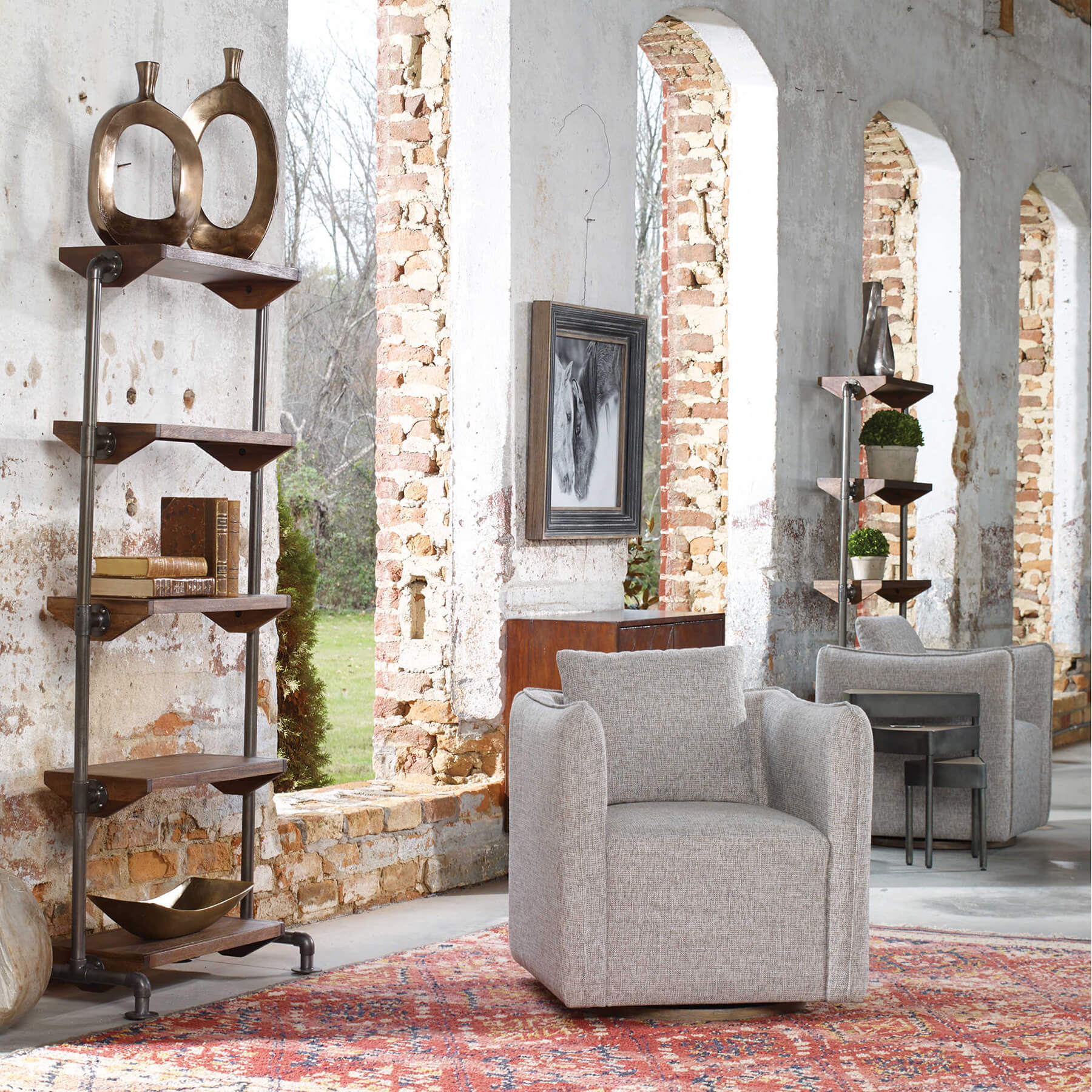 Corben Swivel Chair - Image 4