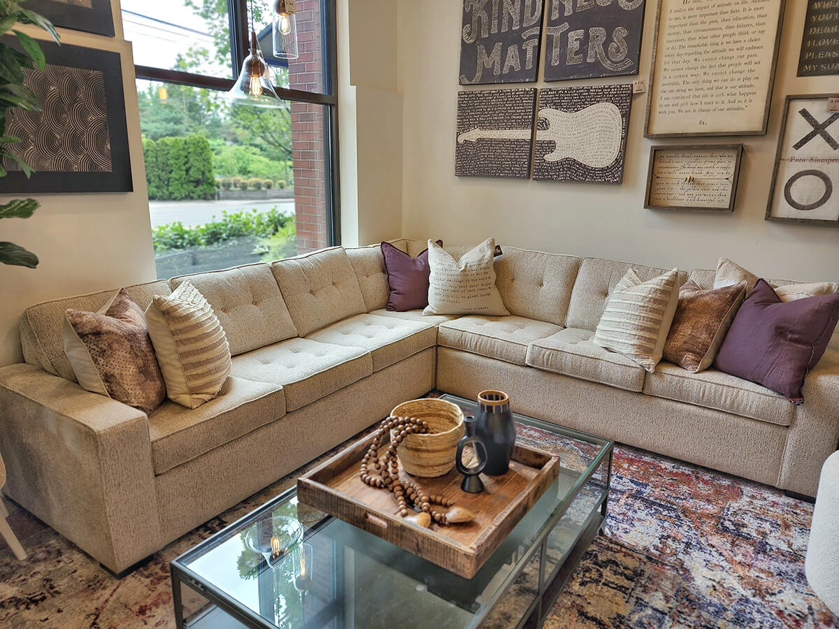 Custom Carrara Upholstery Sectional Sofa - Image 4