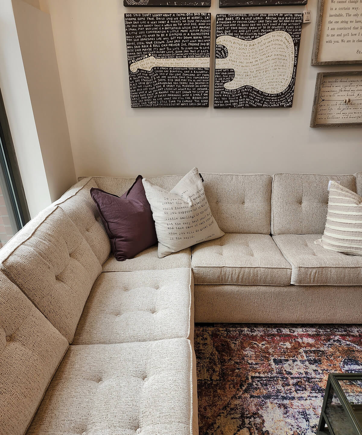 Custom Carrara Upholstery Sectional Sofa - Image 5