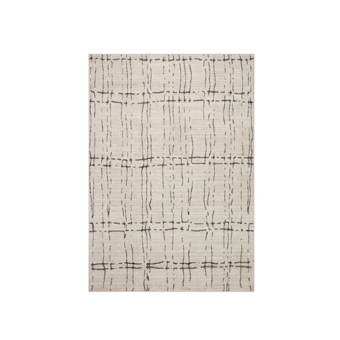 Darby Rug in Sand/Dark Grey