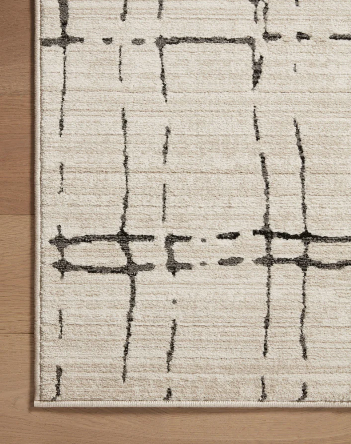 Darby Rug in Sand/Dark Grey - Image 2
