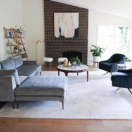 Eloise Blue Swivel Chair - Image 7