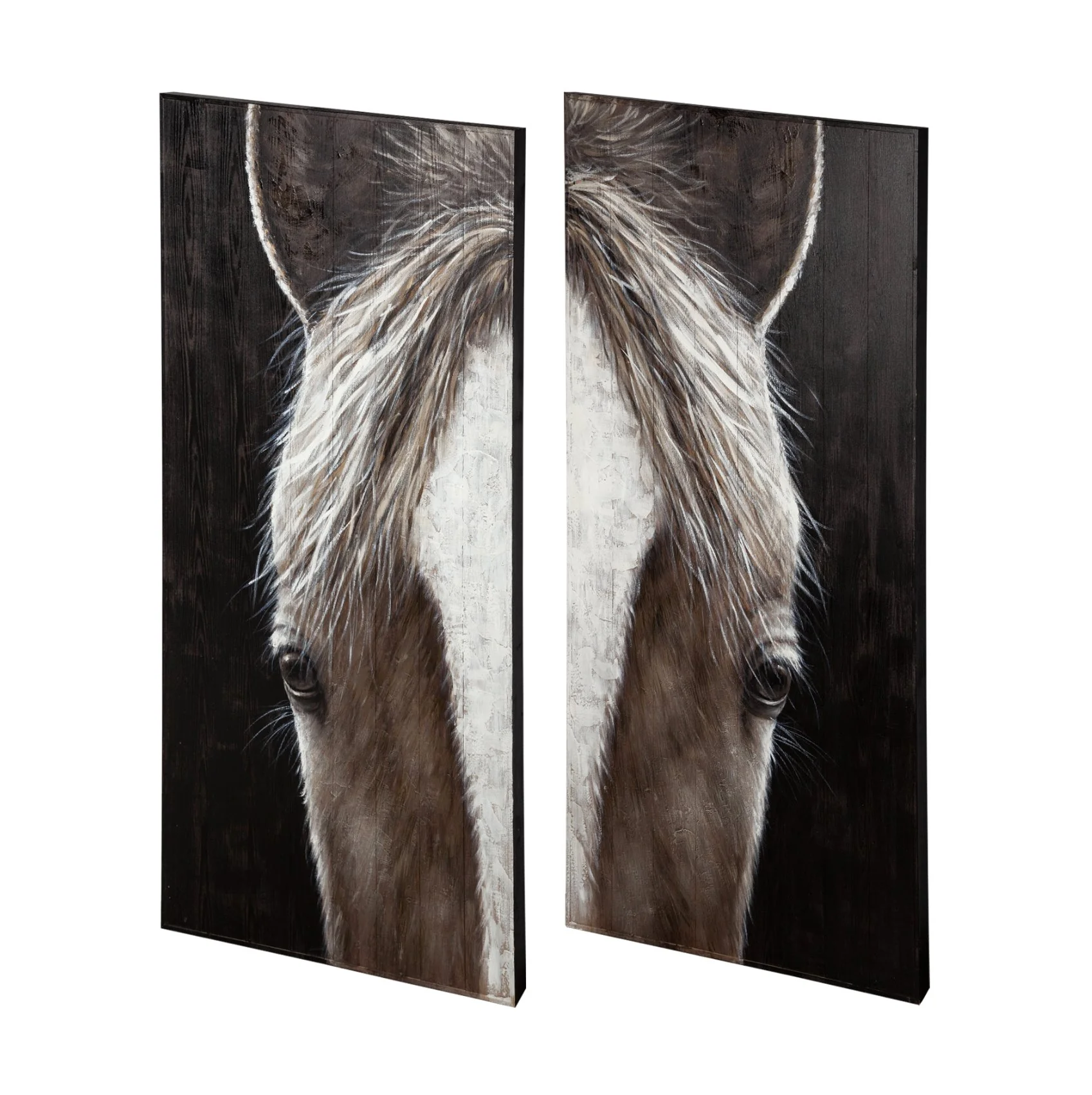 Equus Diptych Framed Art - Image 2