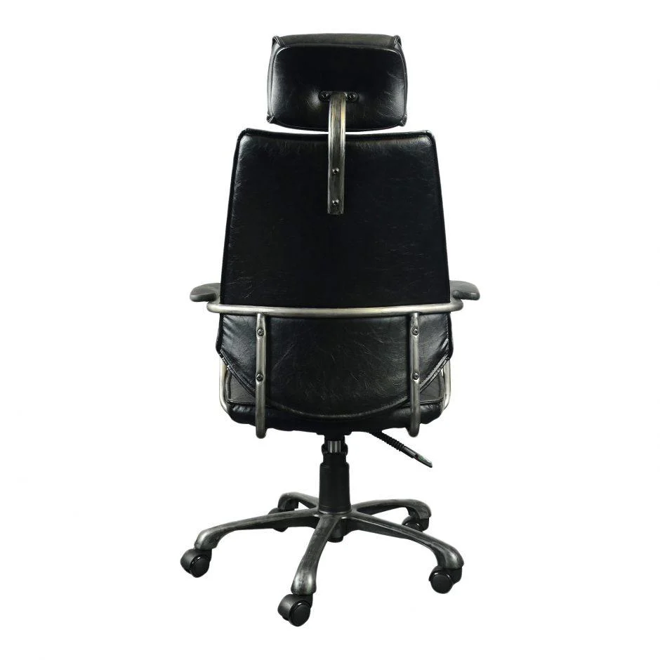 Executive Leather Swivel Office Chair - Image 10