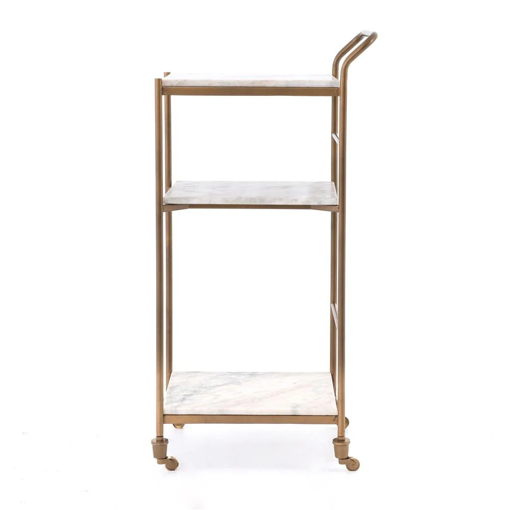 Felix Marble Bar Cart - Image 3