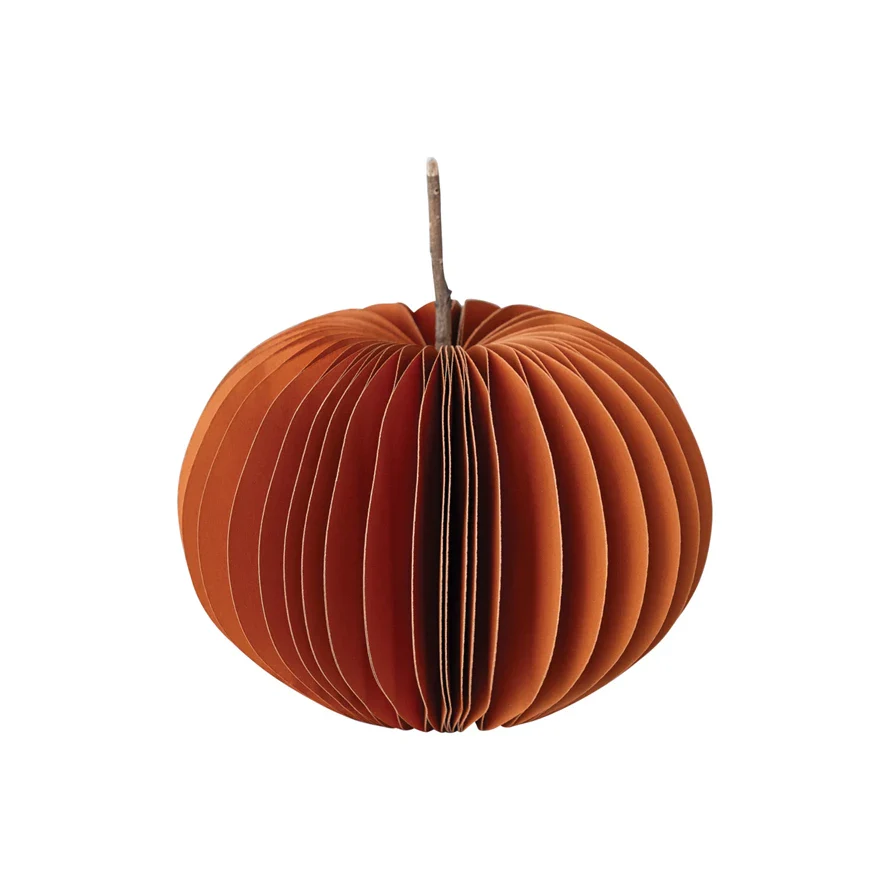 Folding Paper Pumpkin