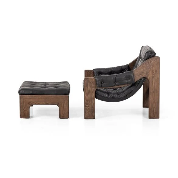Halston Chair w/Ottoman - Image 5