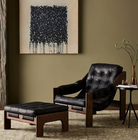 Halston Chair w/Ottoman - Image 6