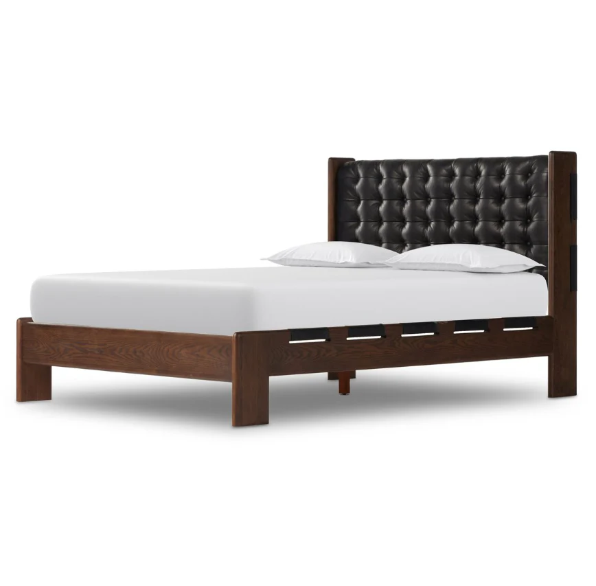 Halston Leather Bed - Image 16