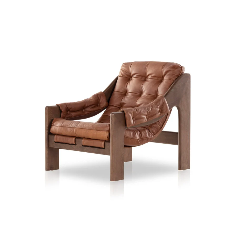 Halston Leather Chair - Image 2