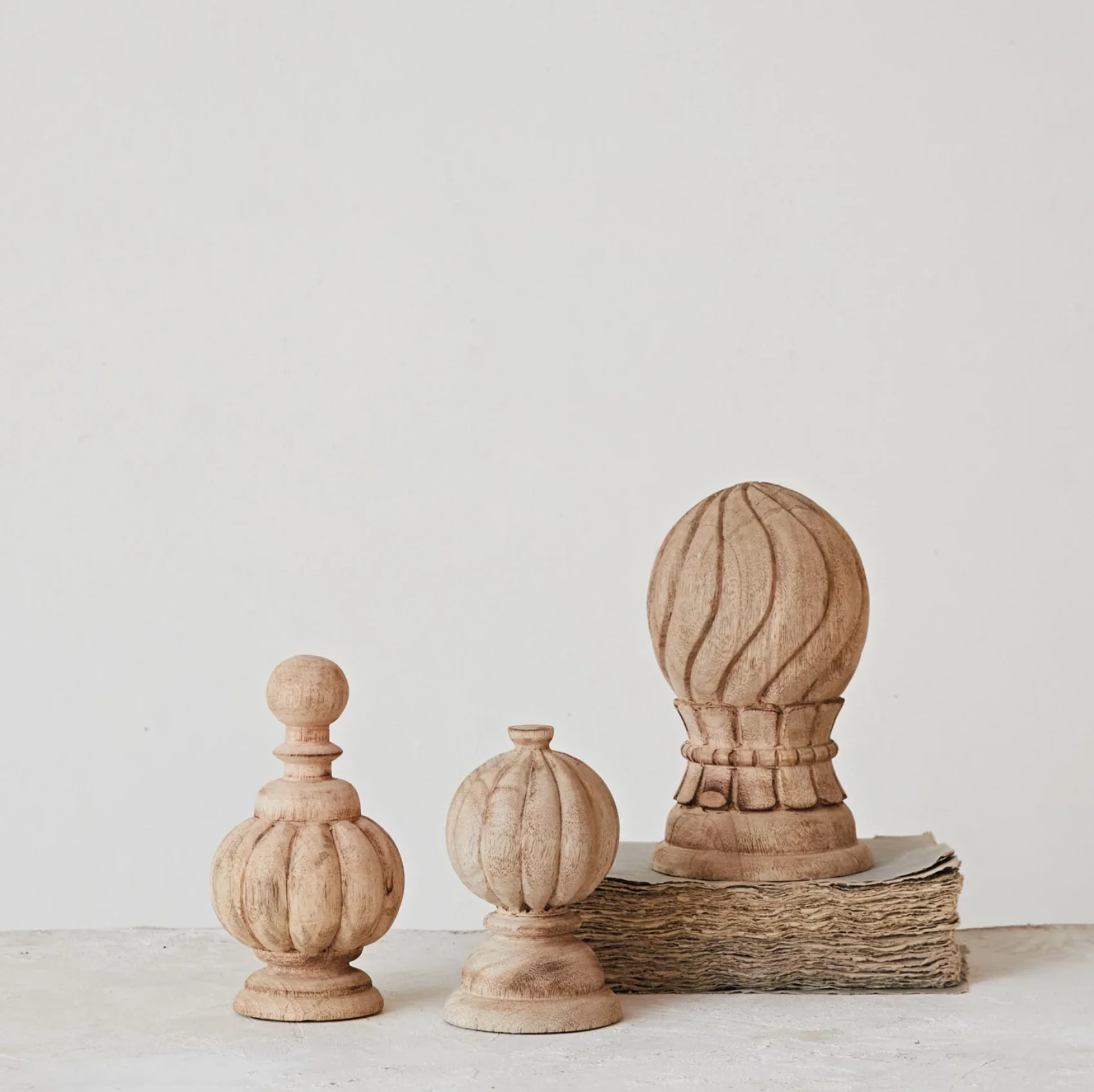 Hand-Carved Finials - Image 5