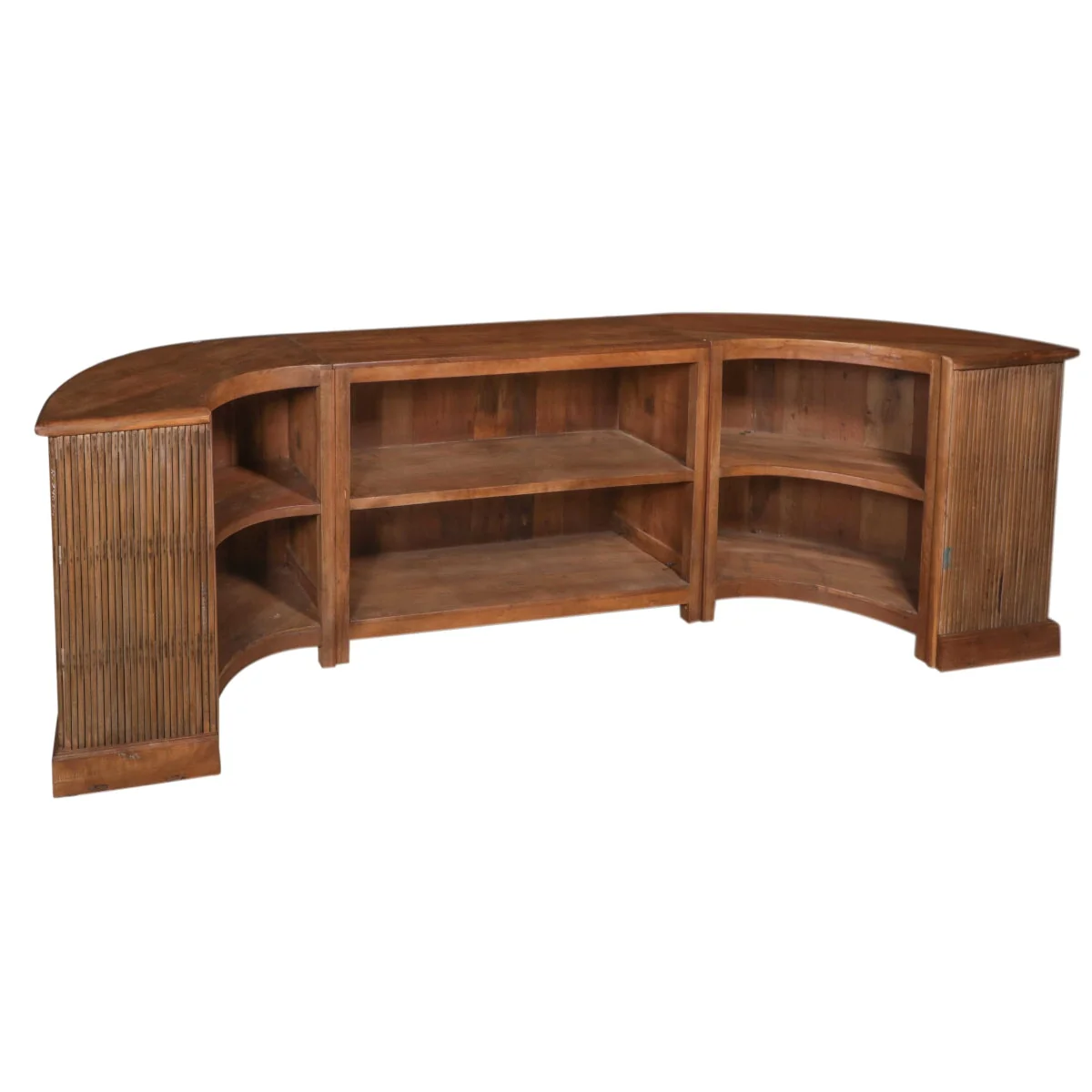 Handcrafted Bar Table with Shelves - Image 2