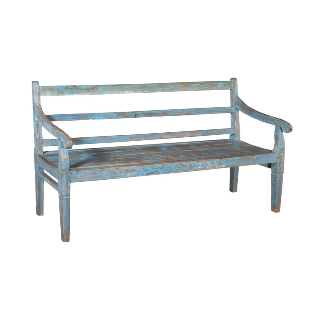 Handcrafted Painted Bench