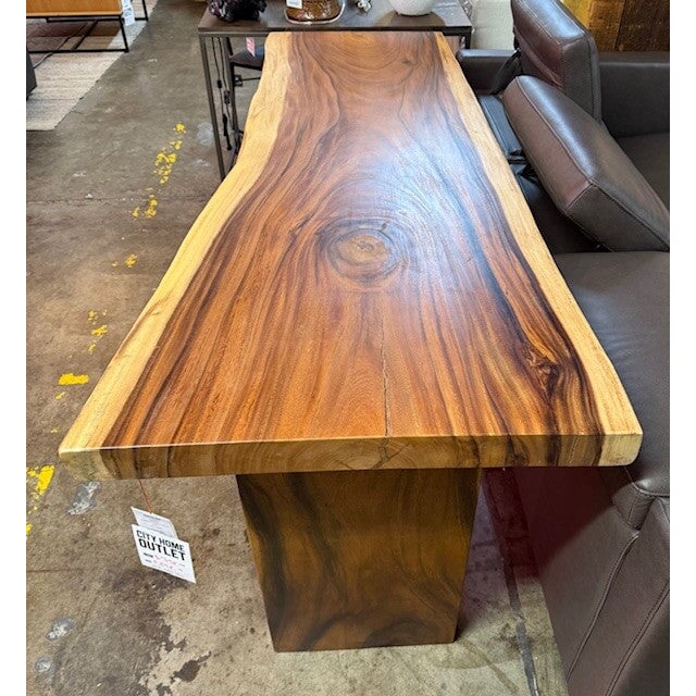 Handcrafted Chamcha Wood Table - Image 2