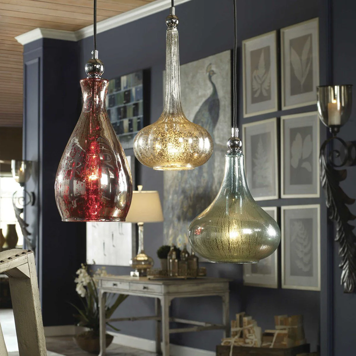 Hanging Glass Pendant - Image 5