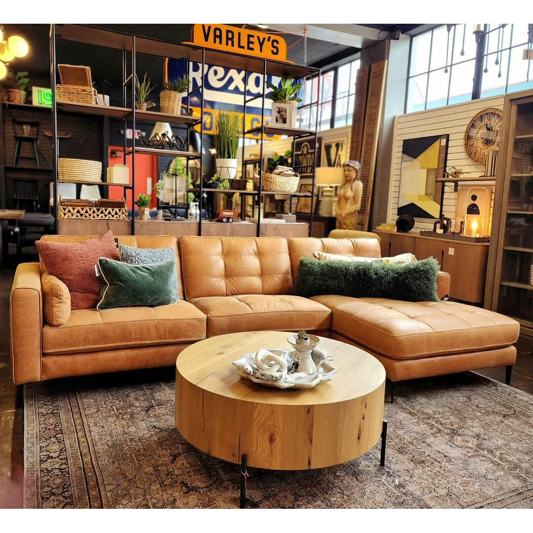 Haven Leather Sectional - Image 3