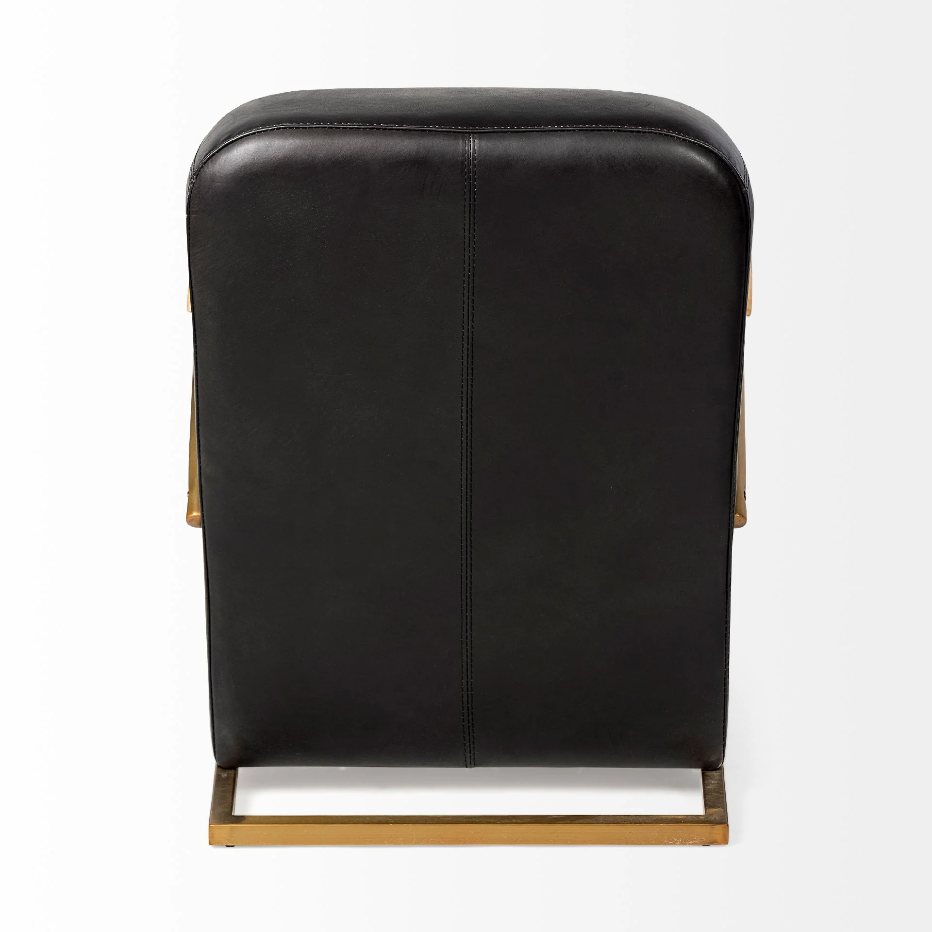 Horace Leather Accent Chair - Image 3