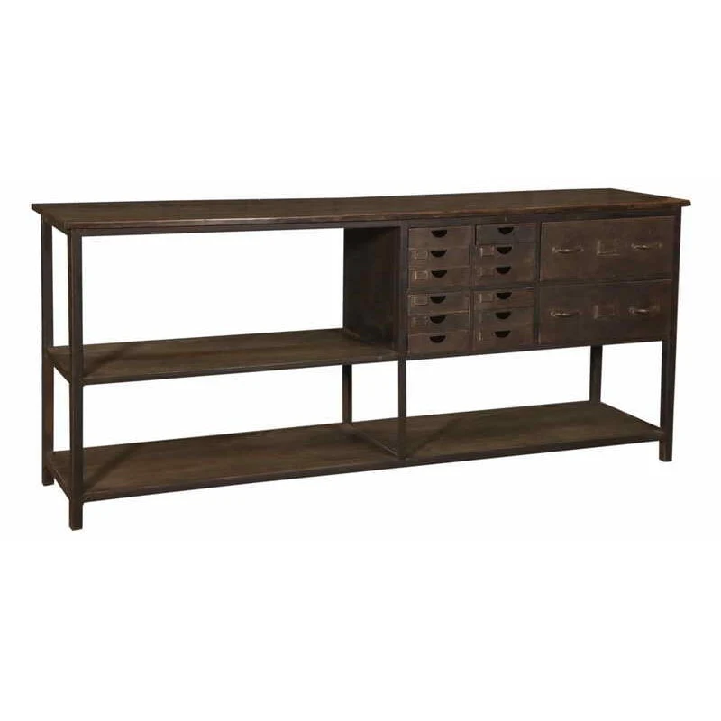 Iron & Teak Sideboard
