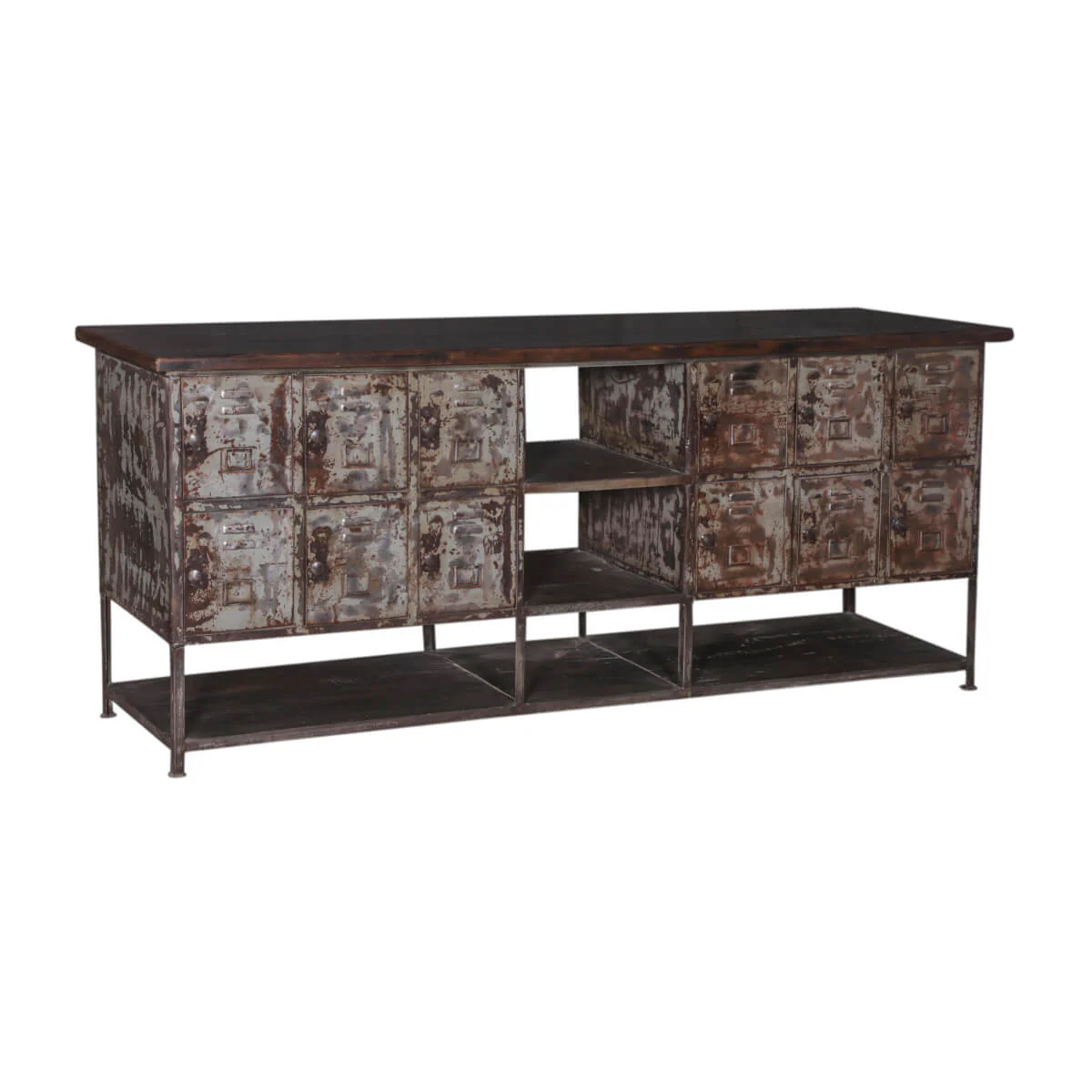 Iron & Teak Sideboard - Image 3