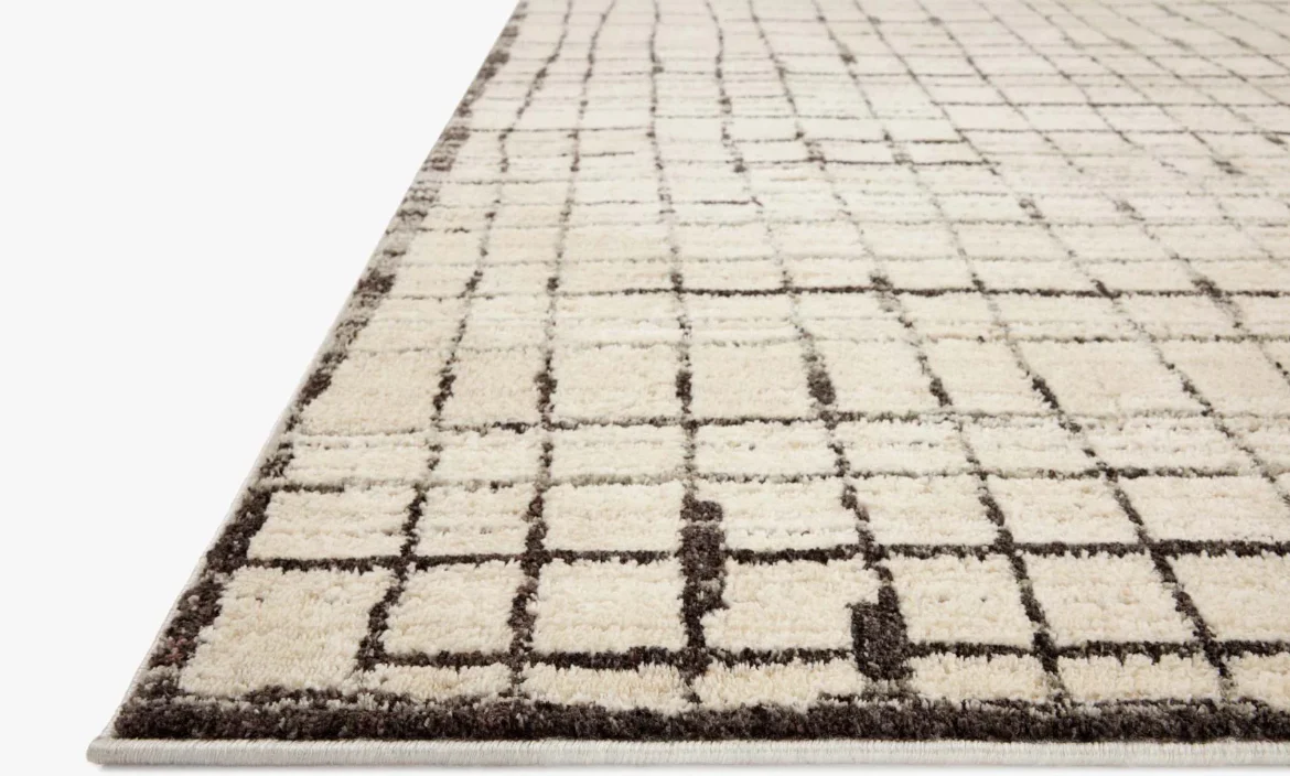 Jeremiah Brent X Loloi Bleecker Rug in Ivory/Charcoal - Image 4