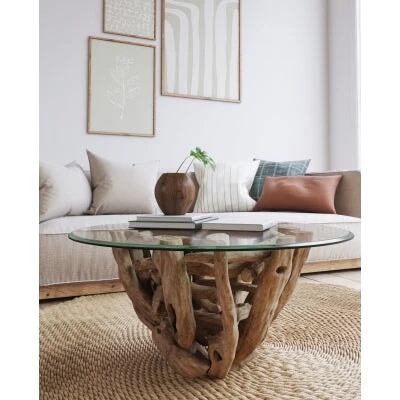 Jethro Reclaimed Teak Coffee Table - Image 4