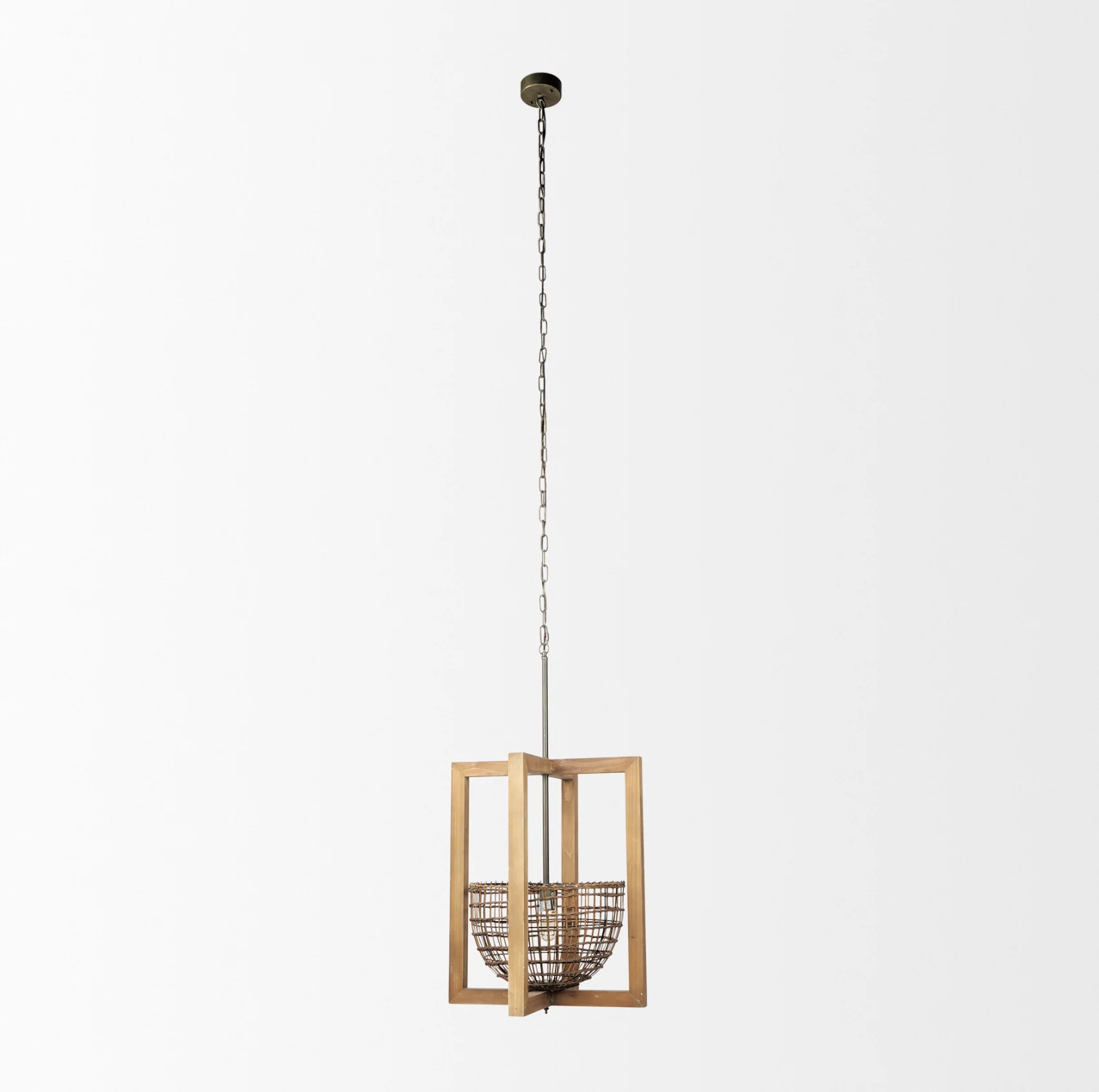 Kiley Basket Lantern Pendant Light - Image 8