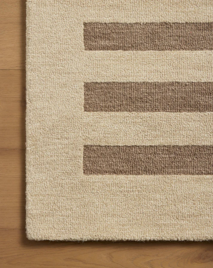 Leanne Ford X Loloi Craven Rug in Oatmeal/Bark - Image 2