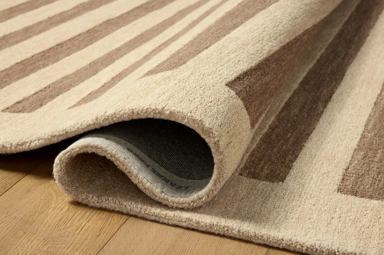 Leanne Ford X Loloi Craven Rug in Oatmeal/Bark - Image 4