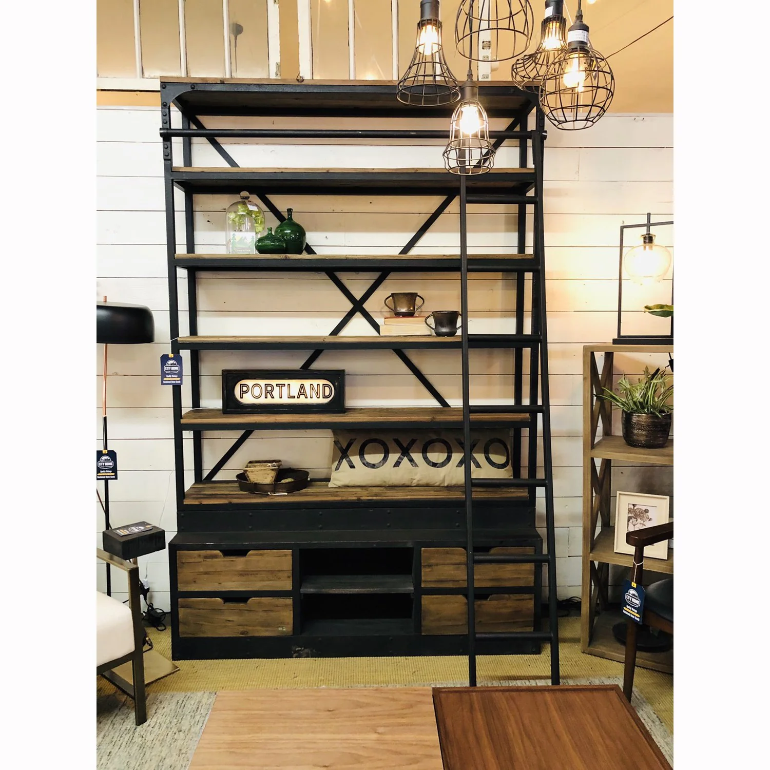 Library Loft Ladder Bookcase - Image 2