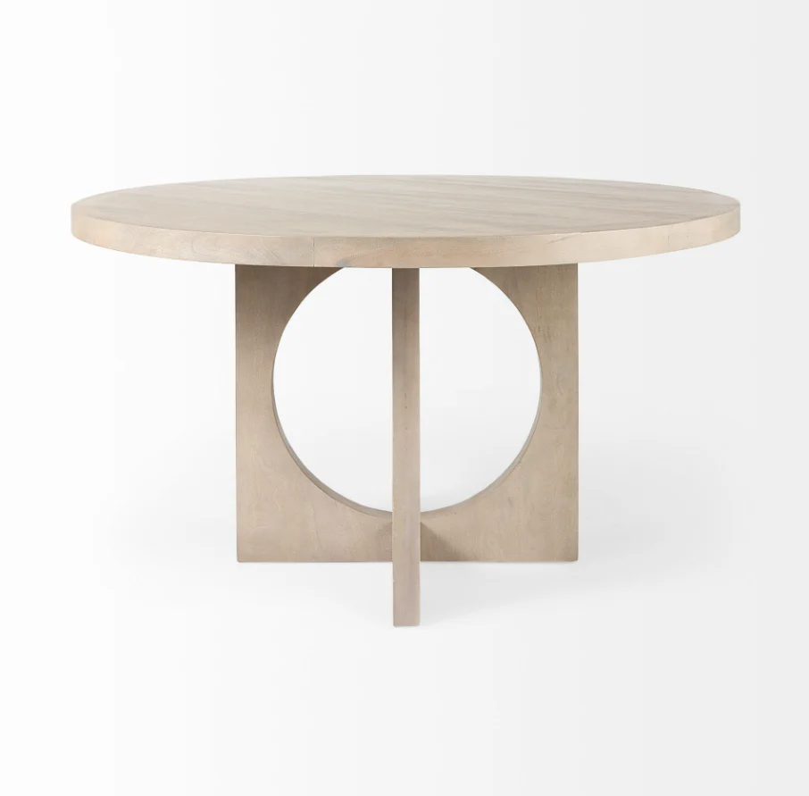 Liesl Circular Top Dining Table - Image 3