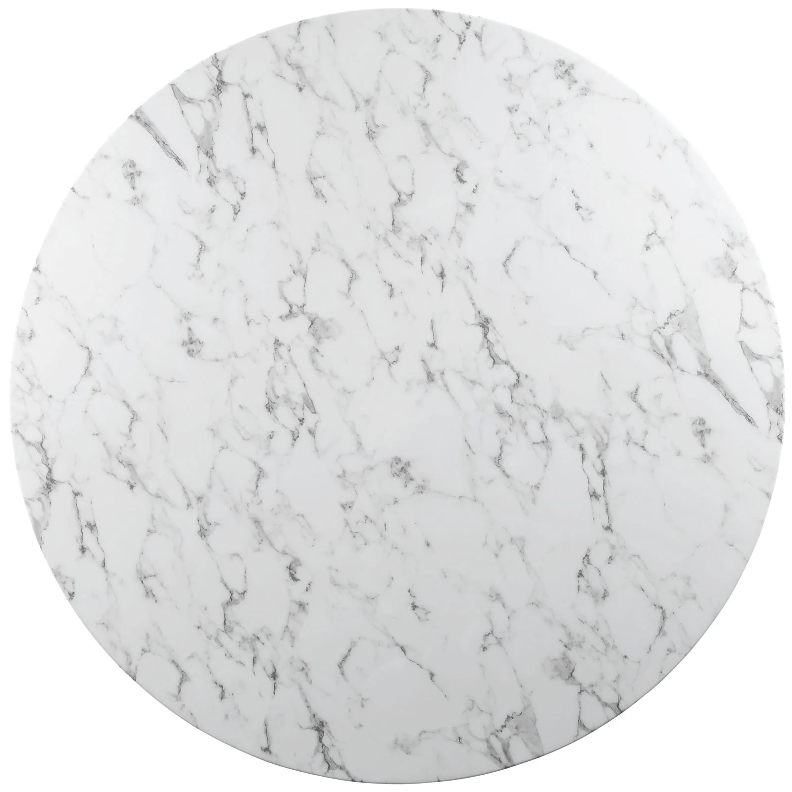 Lippa Marble-Top Tulip Table—Round - Image 3